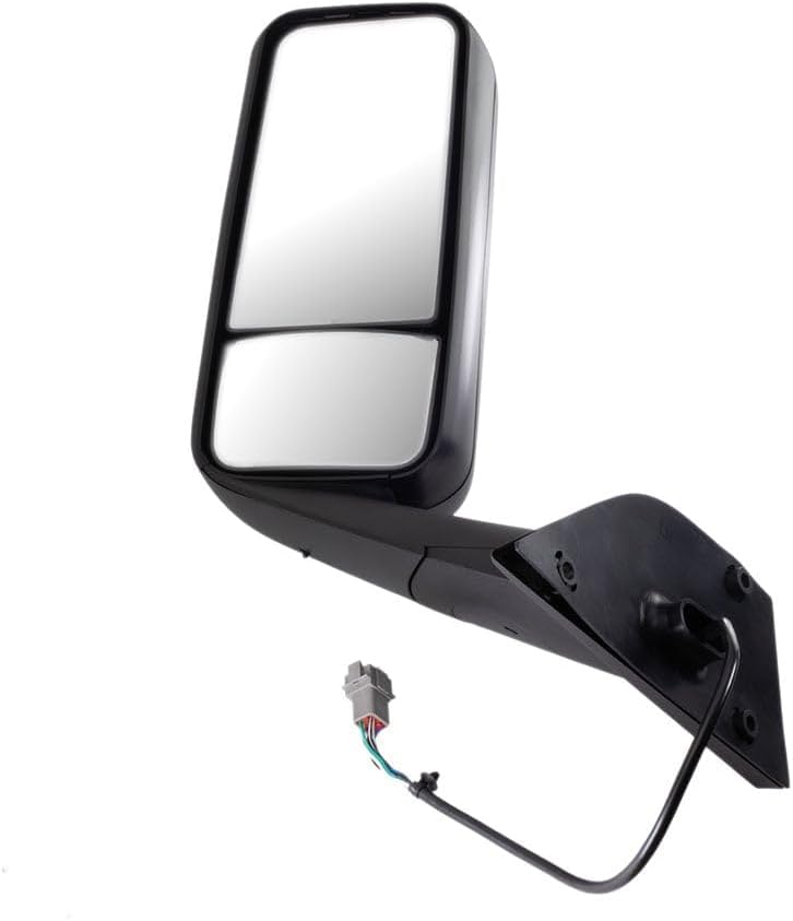Mytee Products Black Truck Door Mirror Assembly for Freightner Cascadia 2018+ Driver Side LH Mirror Replace A22-73907-004