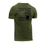 Rothco Freedom Isn't Free T-Shirt (US, Alpha, X-Large, Regular, Regular, Olive Drab)