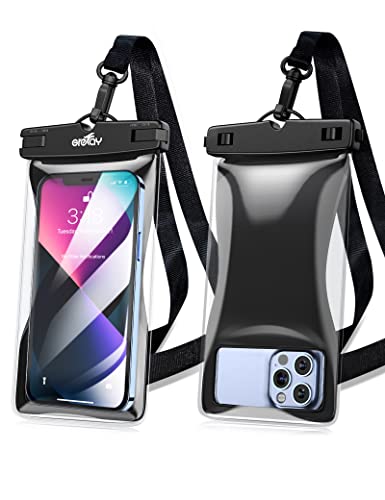 Grefay Pochette Étanche Smartphone Flottante [Lot de 2] IPX8 Pochette Telephone Etanche Poussière, Compatible avec Smartphone Jusqu'à 6,8" pour la Natation, la Plongée Cover