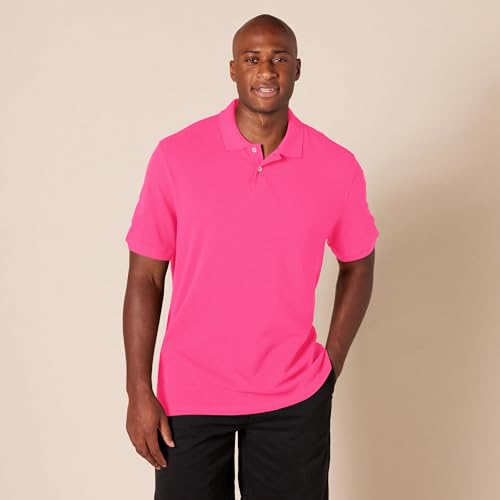 Image of Amazon Essentials Men's Slim-Fit Short-Sleeve Cotton Pique Polo Shirt