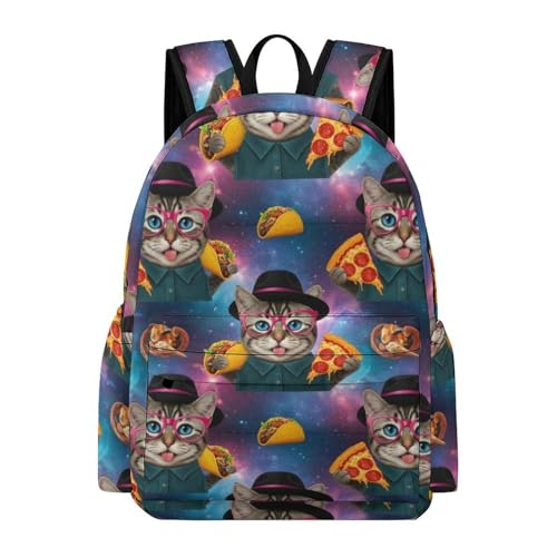 Sac à dos randonnée chat de l'espace 3D et équipement de sport de plein air ergonomique