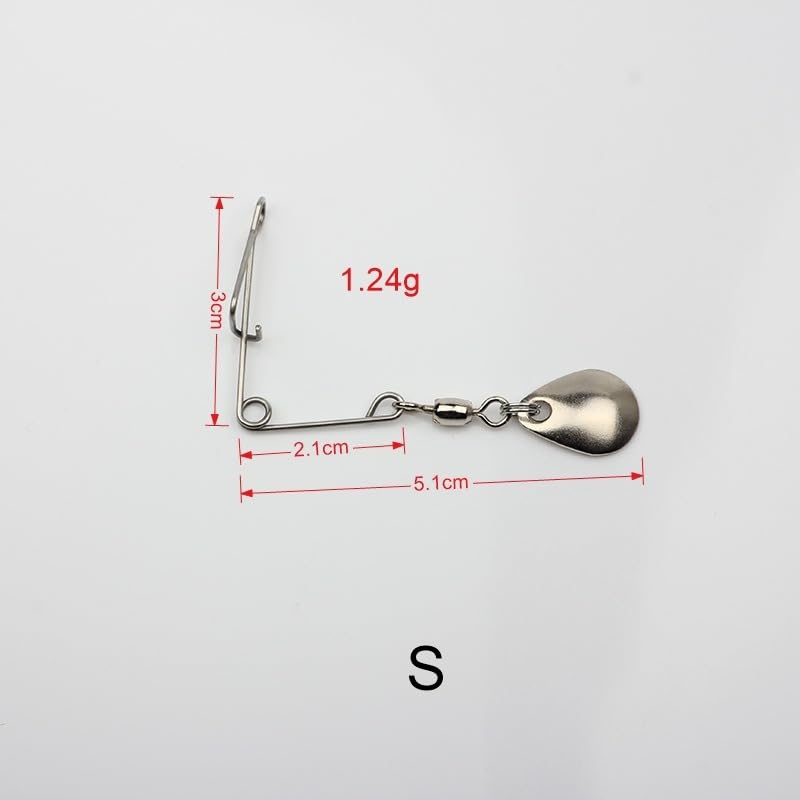 10 unidades de Buzzbait y Spinnerbait para pesca miniatura 3