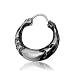 Dragon Hoop Earring for Men 19 mm Men's Earring Sterling Silver Unisex Jewelry Men's Jewelry FREE SHIPPING handcrafted Unisex earring