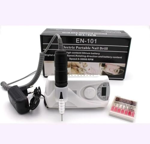 Image of Bolt Bee Professional Electric Nail Drill Machine 35000RPM with Display | Portable Manicure & Pedicure Nail File Tool for Acrylic Nail Removal | Mini Rechargeable Nail Drill for Home & Salon Use
