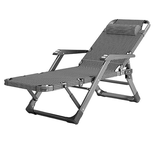 Chaise longue extra large avec rembourrage haut de gamme pour cour extérieure