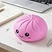 Doh Dumpling Squishy Toys, Gaint Dumpling Squishy Mystery Box, Colorful Squishies Dumplings Stress Balls Toy, Stocking Stuffers with Food Steamer Stretchy Desk Toy (Pink)