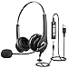 Produktbild PC-Headset mit Mikrofon,300°drehbares Headset zur Geräuschreduzierung,USB/3,5mmChat Headset für Skype,Business-Headset mit Lautstärkeregelung,Webinar,Homeoffice,Superleicht,Ultra Komfort