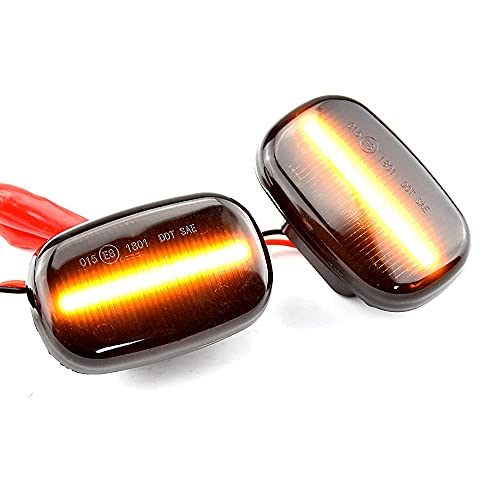 MKptopia Feux de clignotant avec marqueur latéral dynamique Led Compatible avec Le-xus