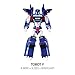 New TOBOT, TOBOT Y, Youngtoys Transforming Collectible Vehicle to Robot, Heroes Animation Character Toys for Kids 3 and up Transform Toys Cars, Large Size 10-inch