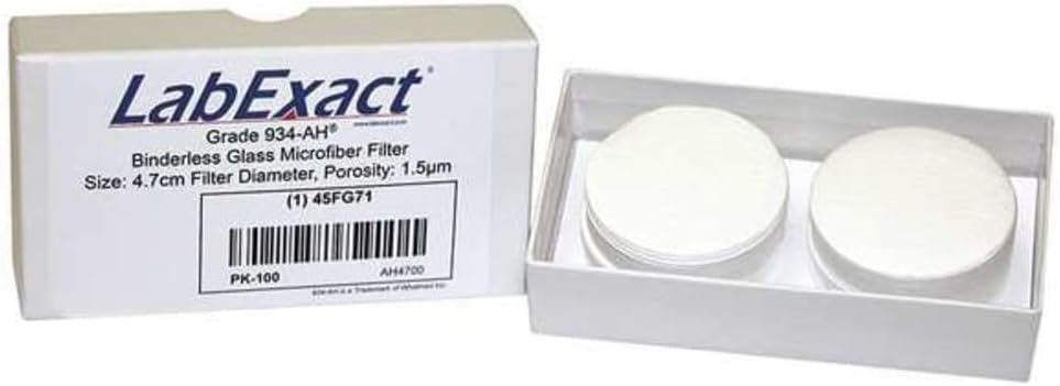 Glass Microfiber Filter, 47mm Dia, PK100