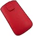 Produktbild Handyschale24 Slim Case für Doro PhoneEasy 509 Handyschale Rot Schutzhülle Tasche Cover Etui mit Klettverschluss