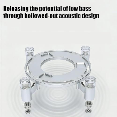 Soporte para altavoz Studio con base estable y amortiguador para equipo de sonido 6