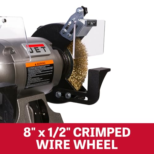 JET 8-Inch 1HP Bench Grinder