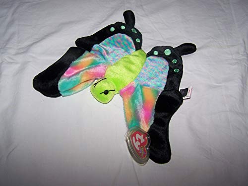 Ty Beanie Baby Float the Butterfly Multi Color Tie Dye Wings