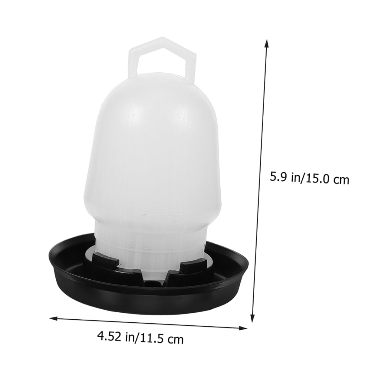 Holibanna Chick Watering System Automatic Chicken Water Cup Feeders Plastic Poultry Water Feeders for Birds