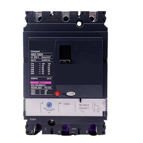 Disjoncteur NSX160H 160A boîtier plastique magnétothermique triphasé 3 pôles