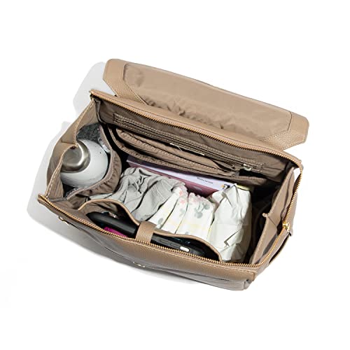 Freshly Picked Classic Leather Diaper Bag Convertible Backpack Tote For Women, Multifunction Maternity Baby Travel Bag, Aspen V2 #TOP4