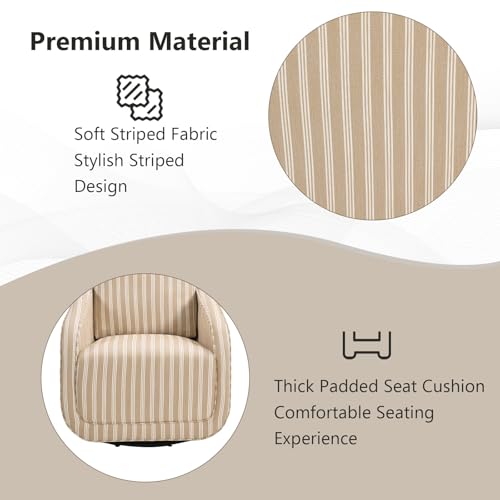 Sillón Plegable Ergonómico Rayas Marrón miniatura 4