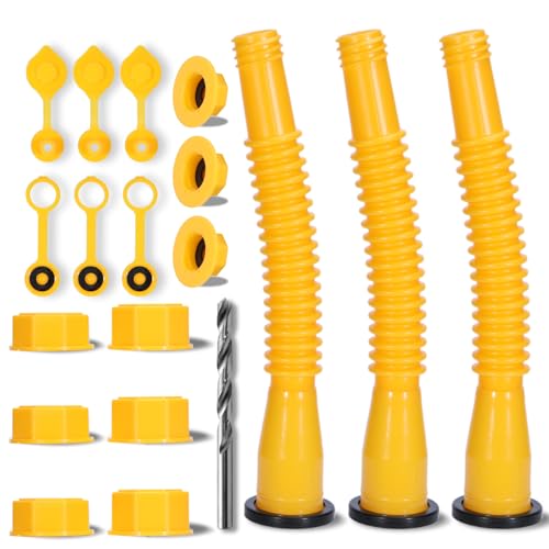 Upgraded Gas Can Spout Replacement, 3-Pack Gas Can...