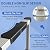 JADDUO Telescoping Ladder,8.5 FT Extension Ladder,Stainless Lightweight Telescopic Ladder with 2 Triangle Stabilizers, Telescoping Attic Ladder RV Ladders for Travel,Collapsible Ladders for Home