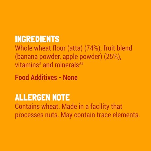 Image of Slurrp Farm No Added Sugar Instant Wheat Apple & Banana Cereal | No Milk No Preservatives | 300g (Pack of 3)