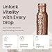 Otiem 100% Copper Water Bottle for Drinking Water, 34 Oz Hammered Finish – Stay Hydrated and Enjoy Ayurvedic Benefits – Leak-Proof, Temperature Retention, Eco-Friendly Design – Durable Copper Bottle