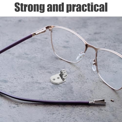 Bisagras para gafas de aleación duradera CRAFTHROU de 4,5 mm para reparaciones precisas 6