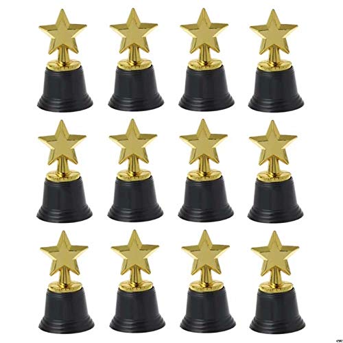 WEIFAN Mini trophées pour Enfants - Trophée de l'étoile d'or pour Les gagnants des récompenses Fêtes des récompenses en… - Image 7