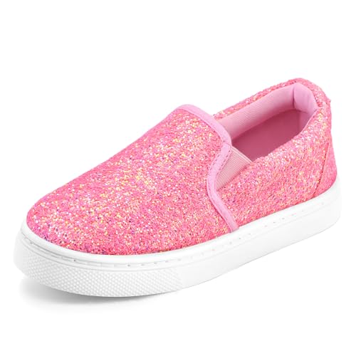 Image of K KomForme Toddler Sneakers for Girls Boys Slip On Canvas Walking Shoes | Lightweight, Comfortable