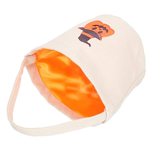 HOOTNEE Halloween Candy Bucket Lightweight Portable Pumpkin Basket for Boys and Girls for Trick Treating and Halloween Parties Versatile for Home and Garden Decor