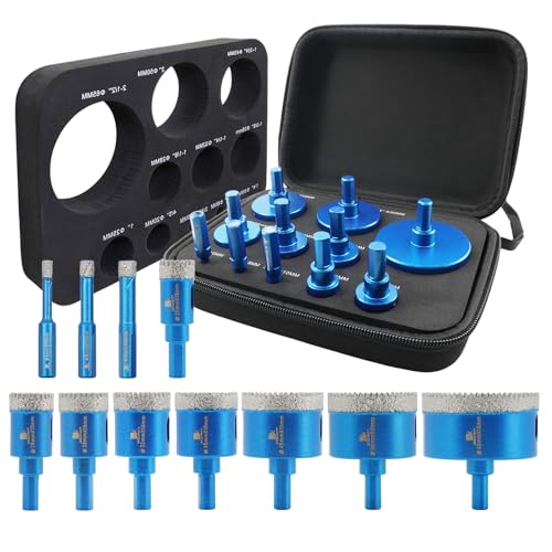 Set de Brocas Secas de Diamante para Azulejos 10 Piezas miniatura 1