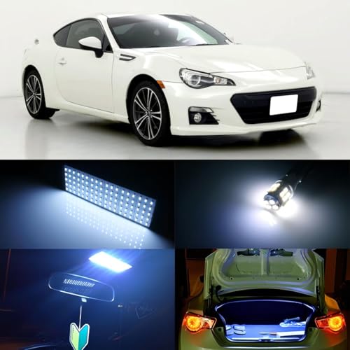 Juego de 2 luces LED interiores Xenon White iJDMTOY miniatura 3