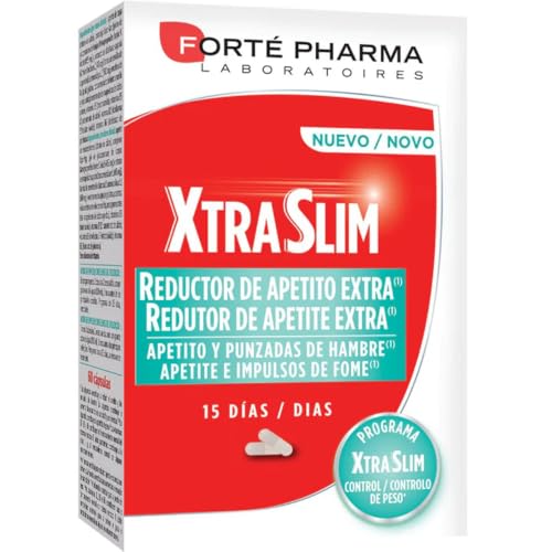 Control de peso. XtraSlim Reductor de apetito, 60 cápsulas. Forté Pharma