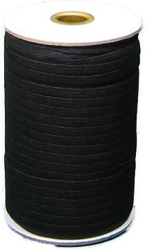 Trenzado elástico 14" Amplio 144yardsNegro