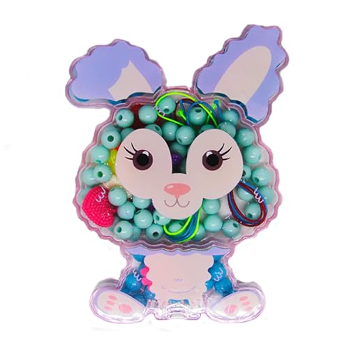 Brinquedos Estojo Animais de Miçanga para Criar Pulseiras - Toyng (Coelho)