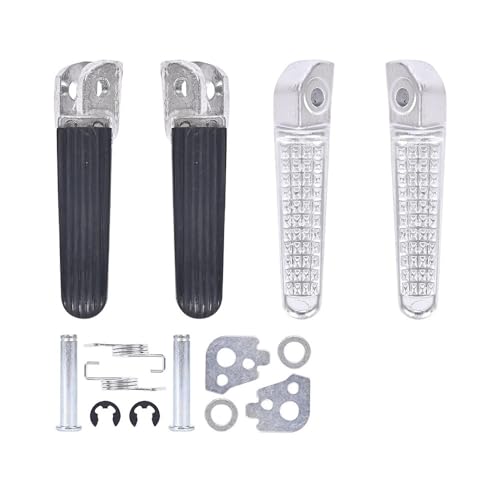 Repose-Pieds CNC Noirs pour CBR250 MC19 Moto Repose Pieds Pliants en Alliage 1 Paire