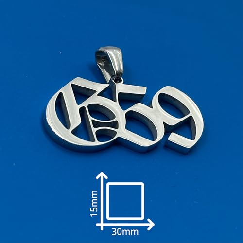 Gothic Stainless Steel Necklace, Hiphop Punk Rock Pendant Titanium Jewelry, Gift Choice3