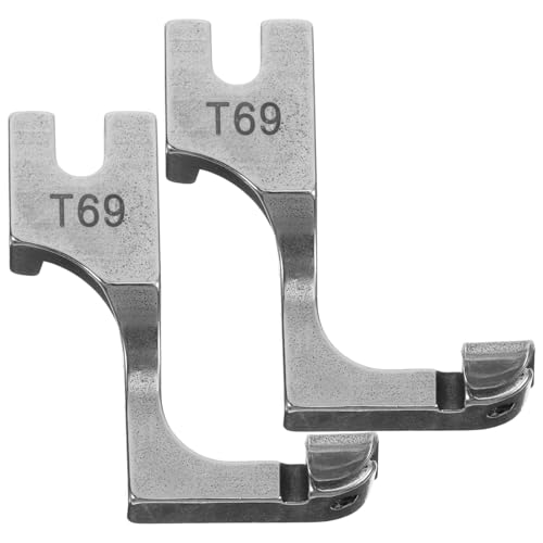 2pcs Universal Pie Prensatelas Ajustable para Cremallera