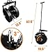K.D STONEDGE Patented Rolling Lawn Coring Aerator Yard Grass Pulling Plugs Manual Aeration Tool Push Roller Rotary Compacted Garden Soil Loosening