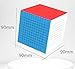LiangCuber Moyu Meilong 11x11 Speed Cube stickerless 90mm Meilong 11x11x11 Magic Cube Education Toys Puzzles