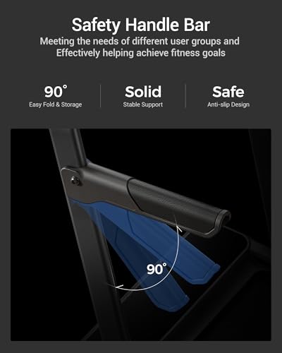 Image of 5-in-1 Walking Pad Treadmill with 15% /17% Manual /AUTO Incline, Quiet Under Desk Treadmills for Home & Office, Compact Foldable Treadmill with Handles and 3.0HP Brushless, 330 LBS Capacity