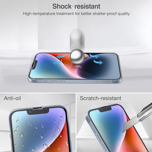ProCase 2 Pack Protector Pantalla Claro para iPhone 6.1" miniatura 5