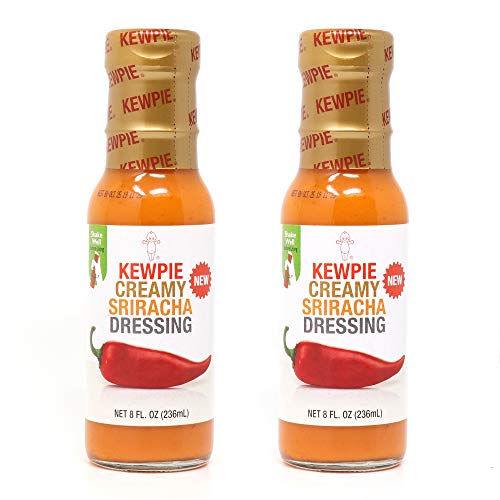 Kewpie Creamy Sriracha Dressing, 8 oz (Pack of 2)