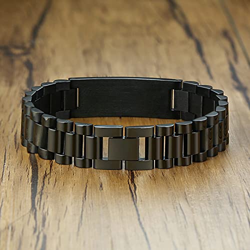 Vnox 1St Fathers Birthday Day Gifts For Dad Form Daughter Son Personalized 5 Names Dad Bracelet For Men With Kids Names #TOP3