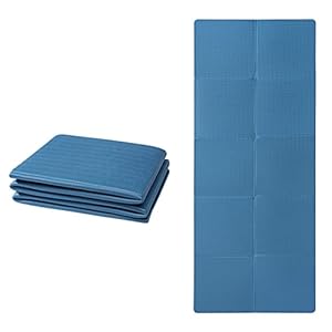 Good Nite Esterilla de Yoga Plegable, Antideslizante, Portátil, Plegable, Ligera, para Pilates, Deportes, Yoga, Viajes, 183 * 61 * 0,6 cm