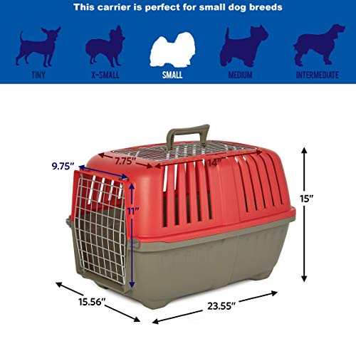 Midwest Homes For Pets 1424SPR-TD Spree Travel Pet Carrier, Dog Carrier Features Easy Assembly And Not The Tedious Nut & Bolt Assembly Of Competitors, Ideal For Small Dogs & Cats thumb #7
