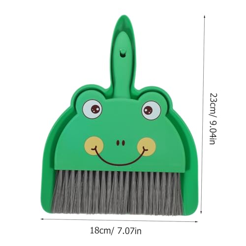 SHERCHPRY 1Satz Mini Kehrschaufel Und Bürstenset Set Zur Desktop Reinigung Kompakte Kehrbürste Für Schmutz Für Schreibtische Ecken – Bild 3