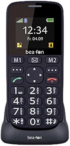 Beafon Bea-fon SL140 Telefono cellulare tasti grandi sbloccato senza contratto nero Beafon Bea-fon SL140 Telefono cellulare tasti grandi sbloccato senza contratto nero