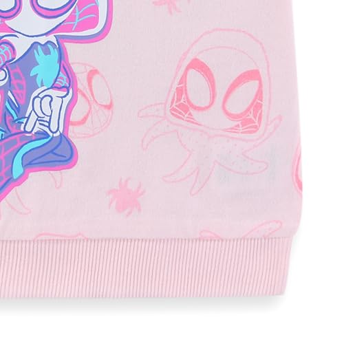 Image of Marvel Spider-Gwen Ghost Spider Girls Short Sleeve T-Shirt and Shorts Set for Toddler to Big Kids