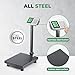Flyrivergo Industrial Computing Digital Platform Scale, 660lbs Load, 0.1lbs Accuracy, Electronic Floor Scale with LB/KG, AC/DC Power Supply, Heavy Duty for Industrial, Commercial or Small Business